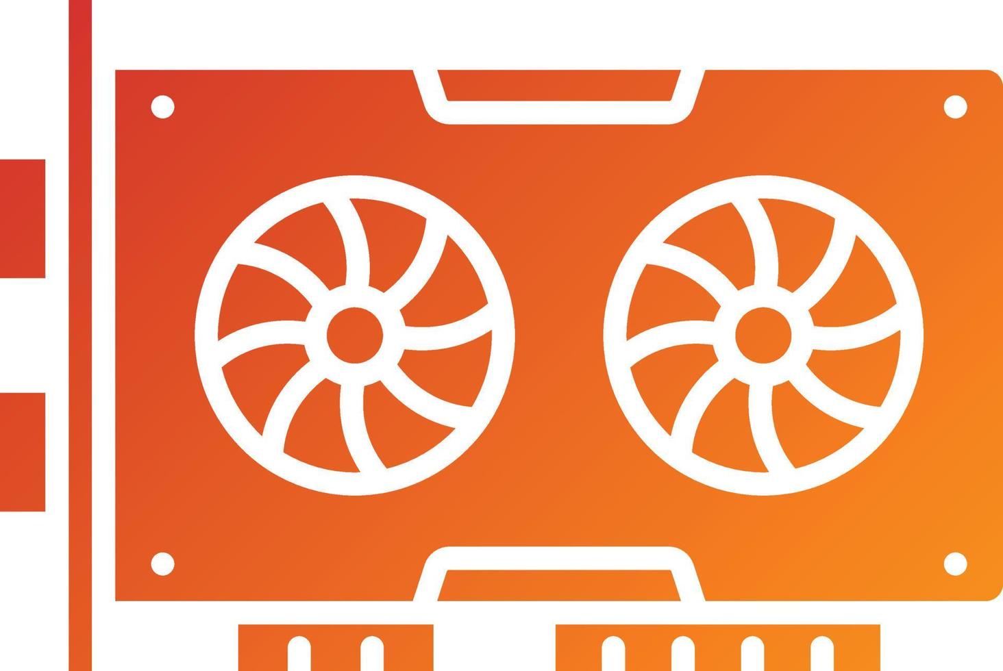 Vga Card Icon Style vector