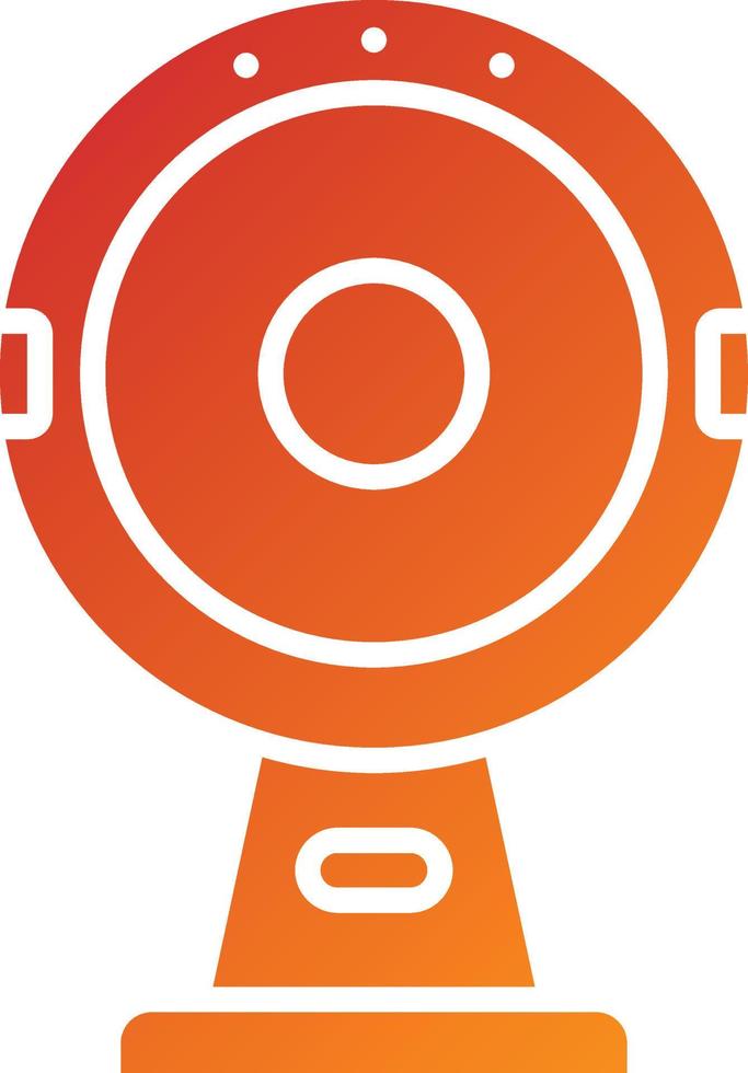 Round Webcam Icon Style vector