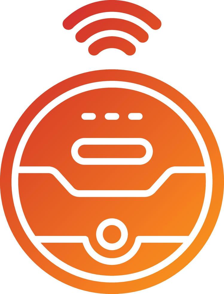 Robot Vaccum Icon Style vector