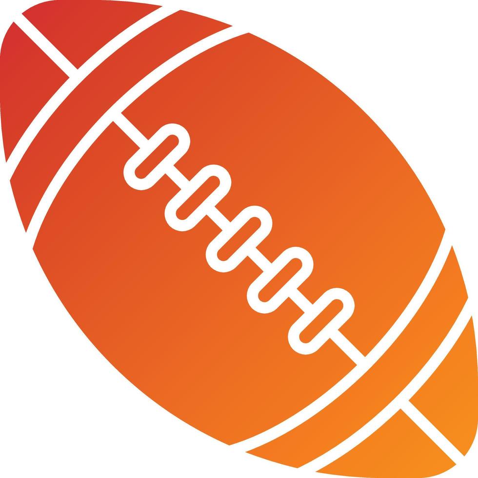 American Football Icon Style vector