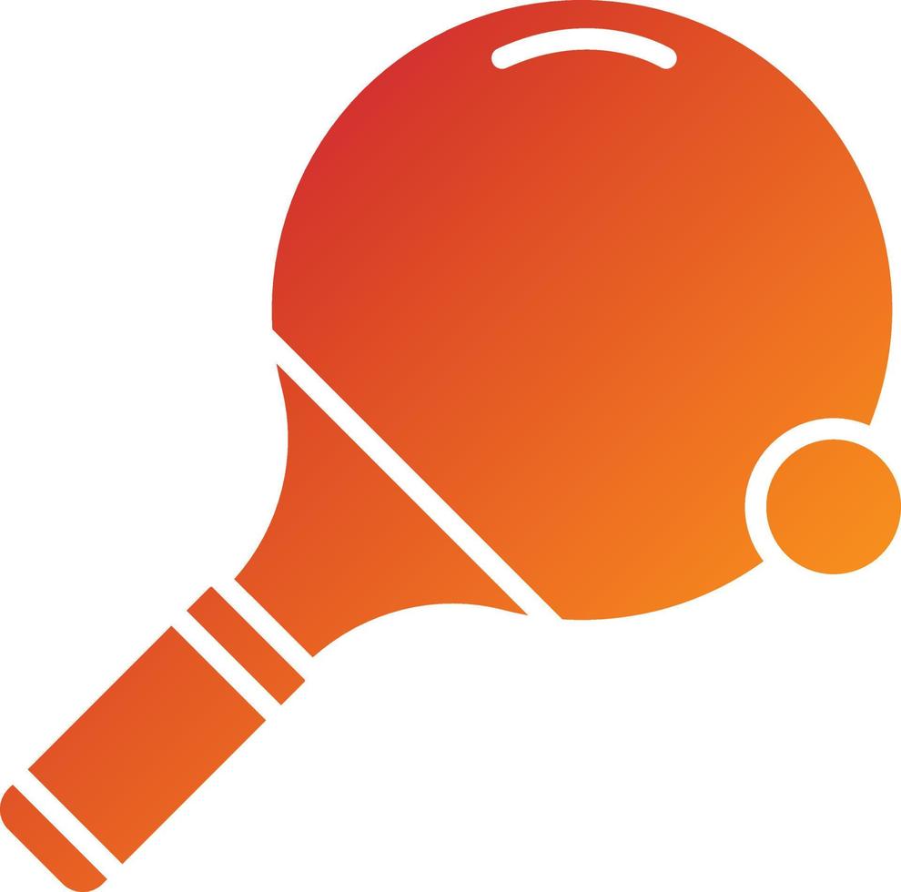 Table Tennis Icon Style vector