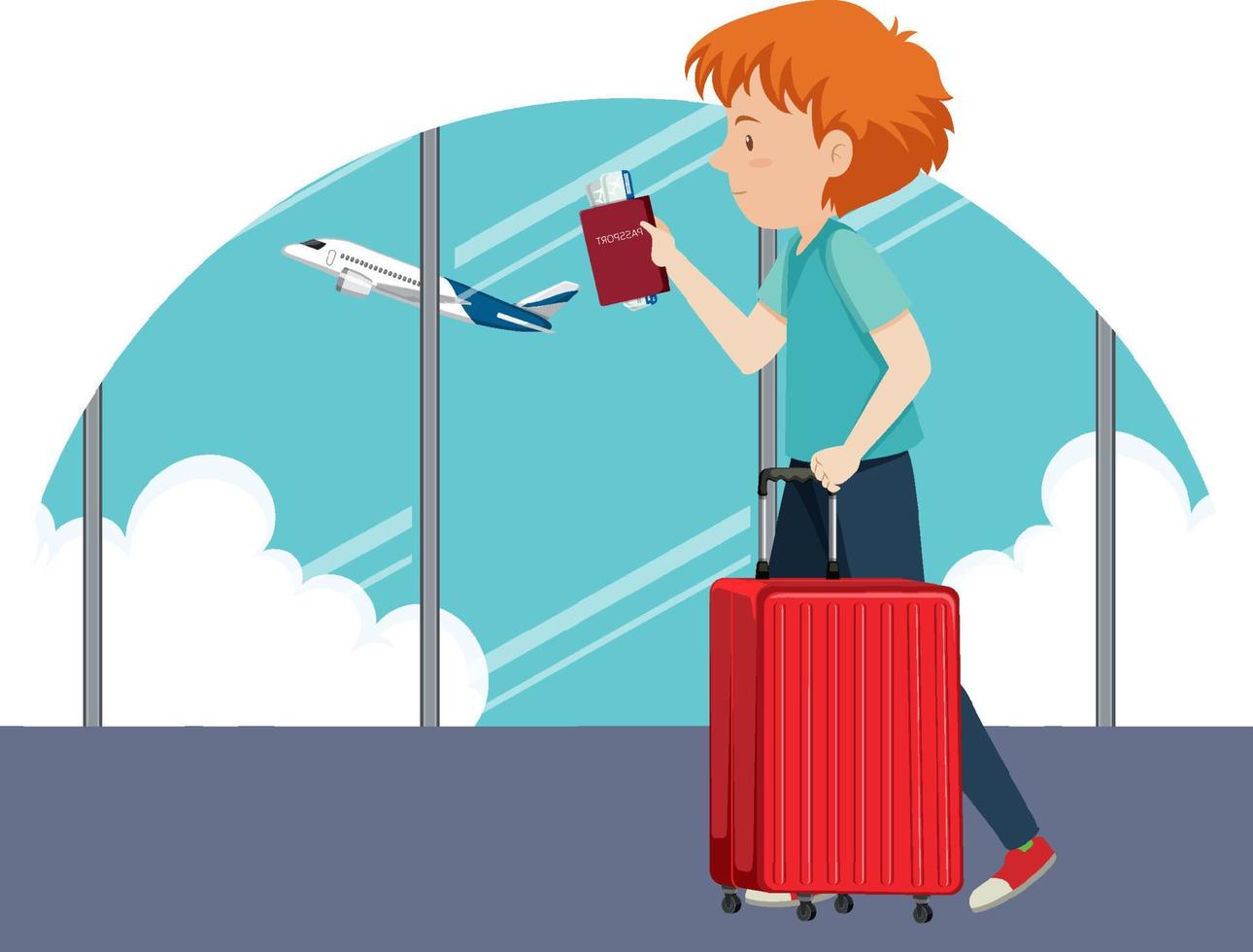 Simple character of tourist vector