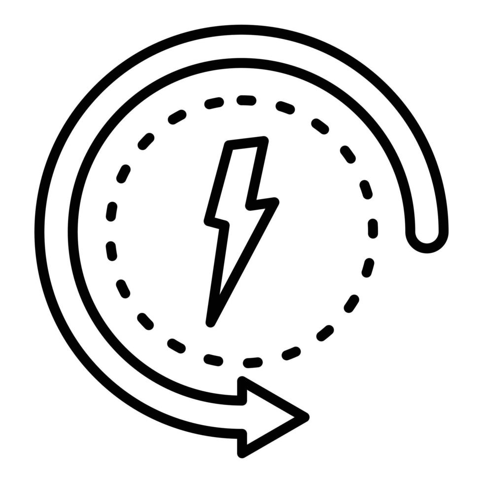 Energy Consumption Icon Style vector