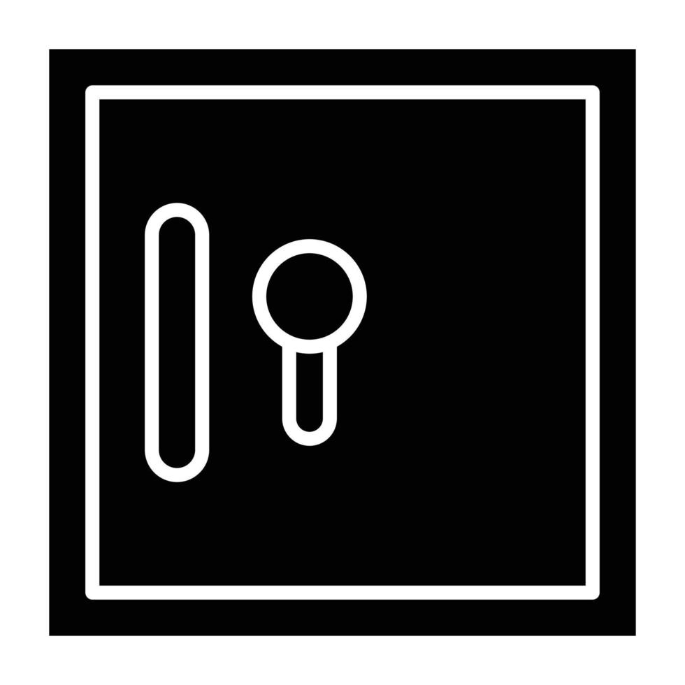 Safe Box Icon Style vector