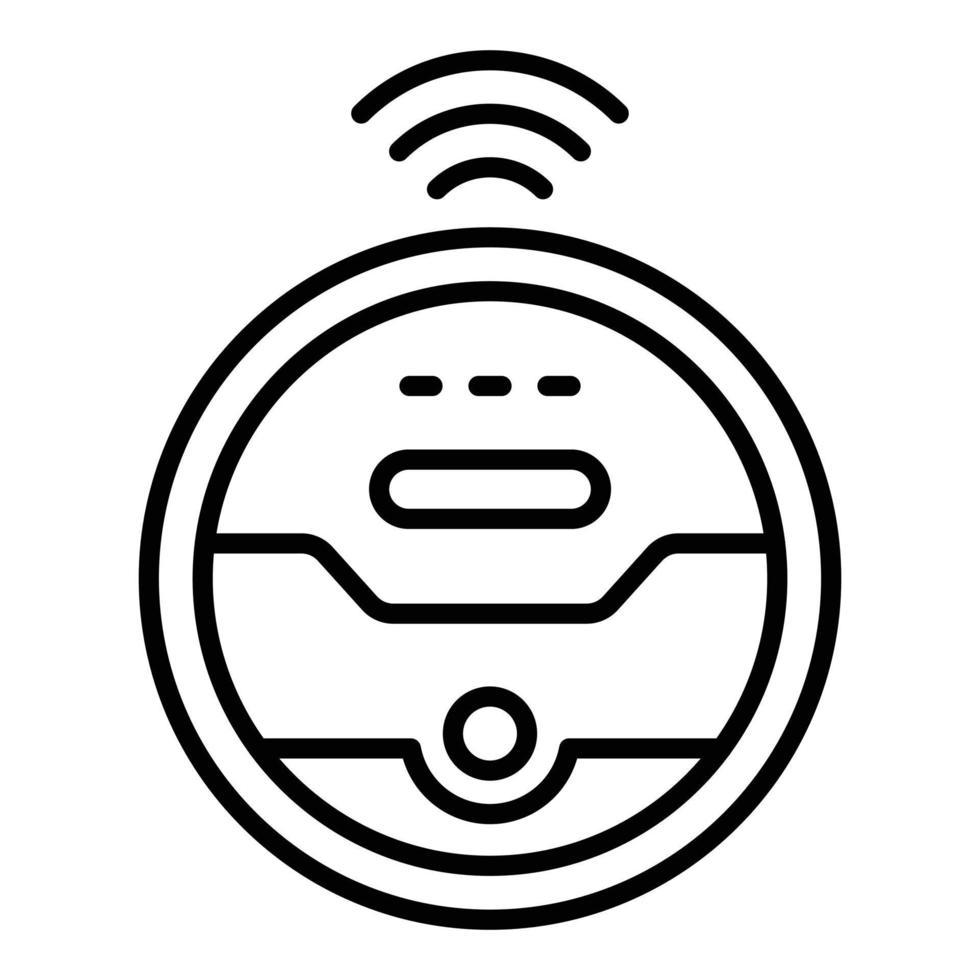 Robot Vaccum Icon Style vector