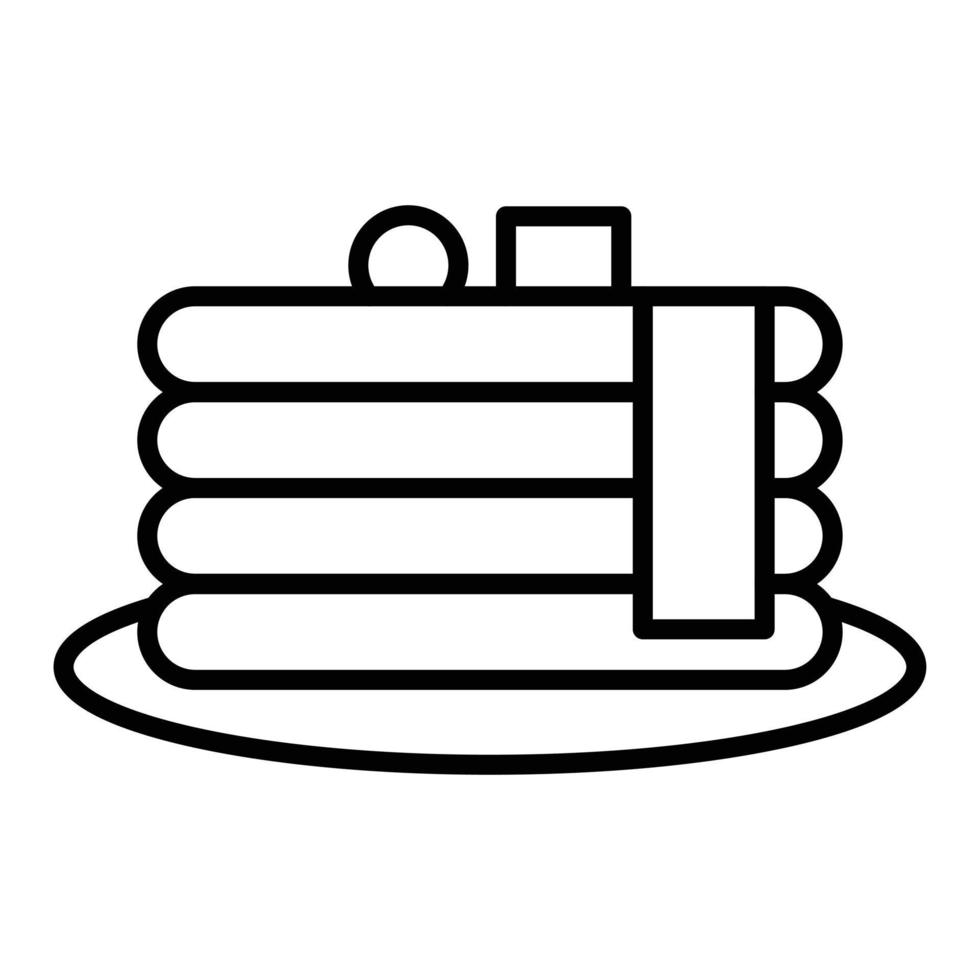 Pancake Icon Style vector