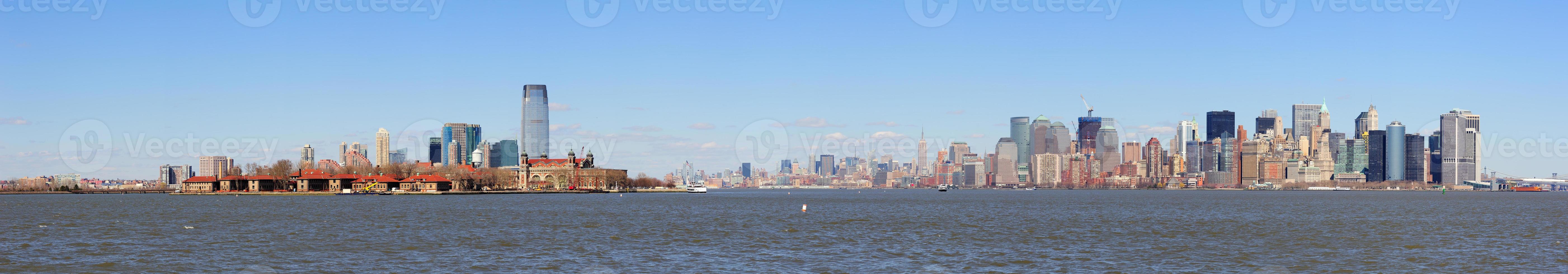 New Jersey and New York City Manhattan skyline panorama photo