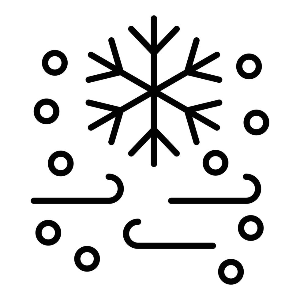 Cold Wave Icon Style vector