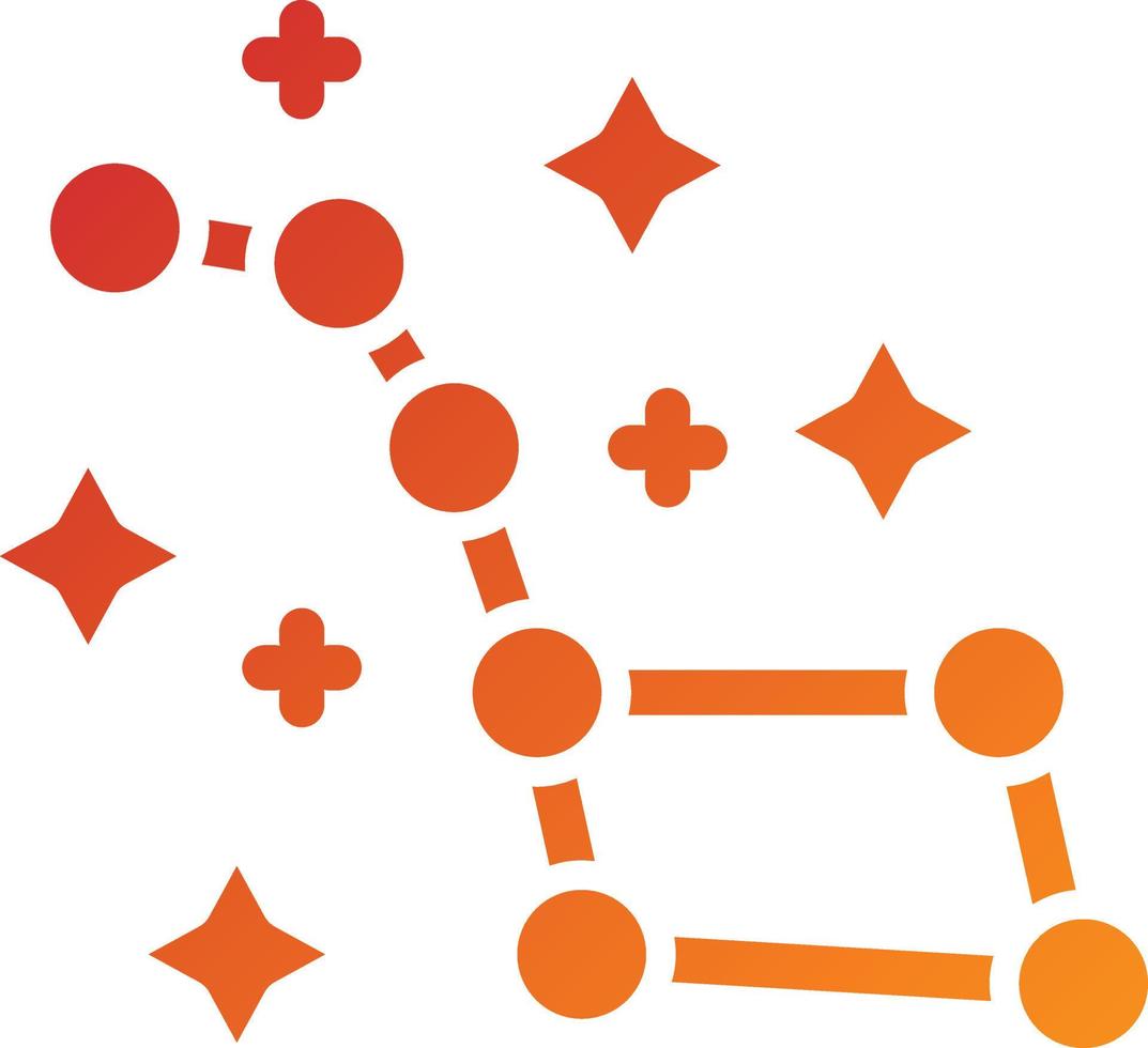 Big Dipper Icon Style vector