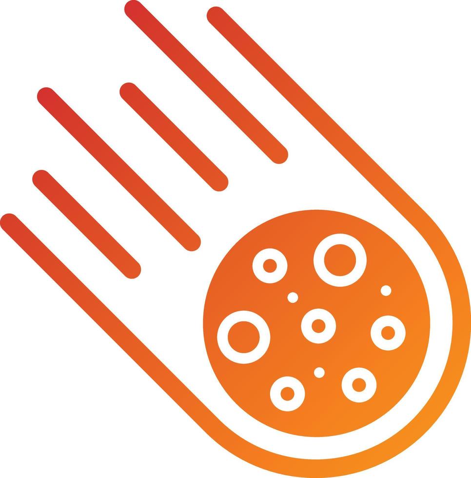 Asteroid Icon Style vector