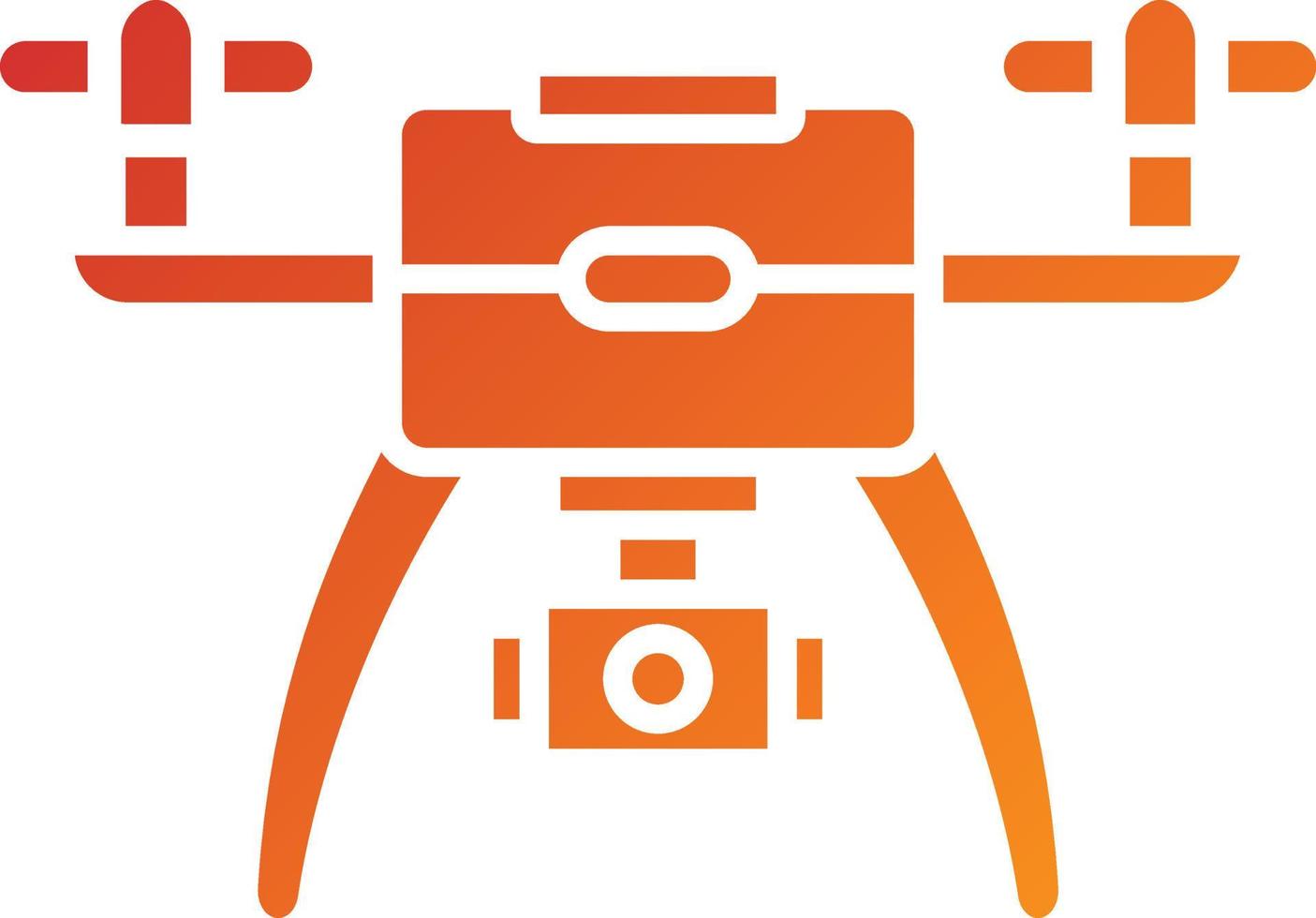 Camera Drone Icon Style vector