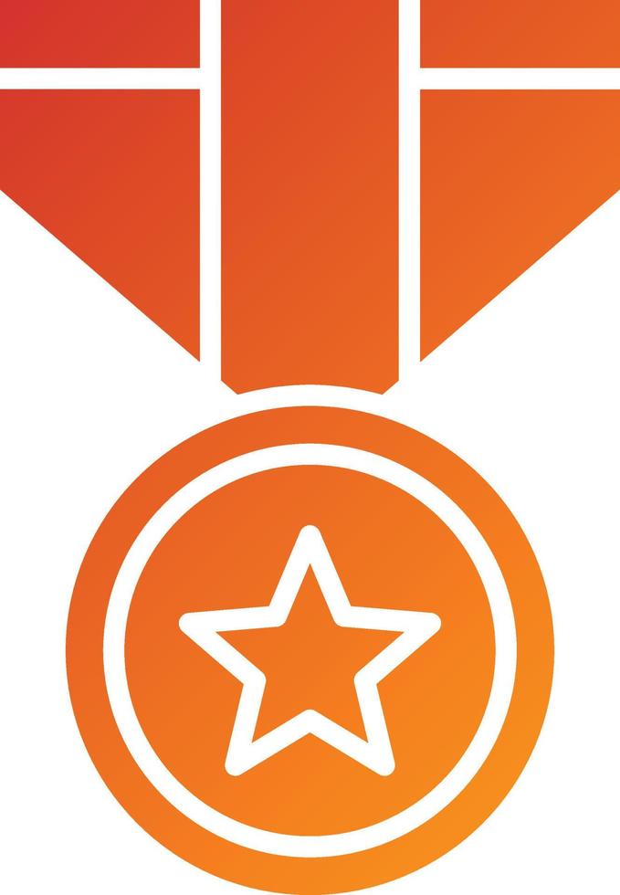 Army Medal Icon Style vector