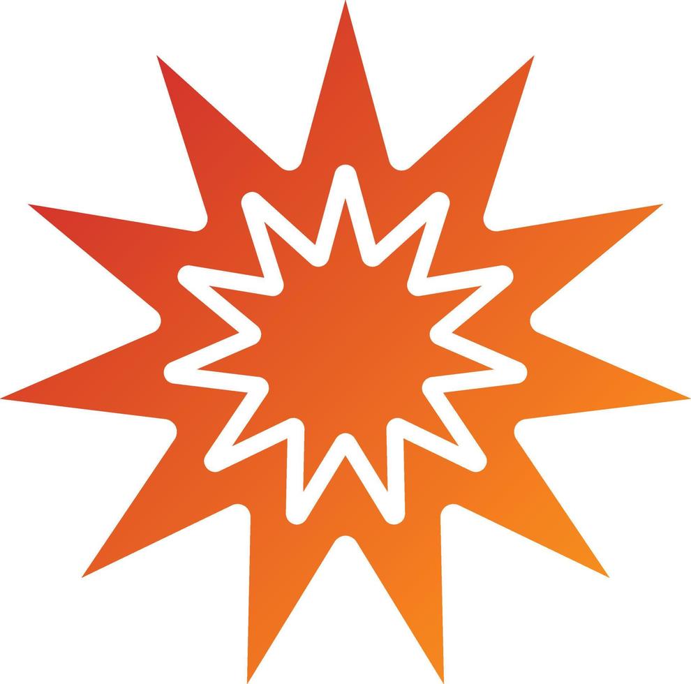 Explosion Icon Style vector