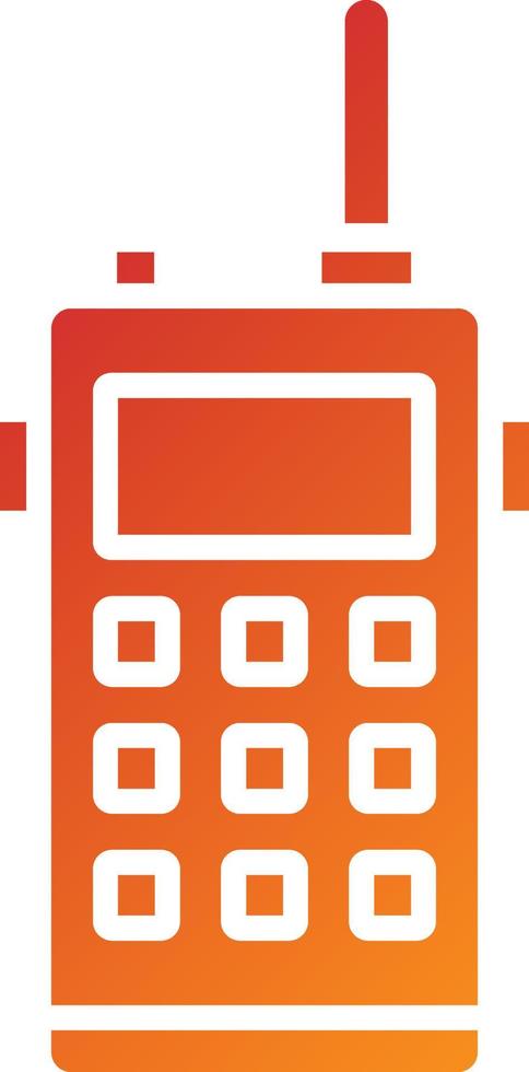 Walkie Talkie Icon Style vector