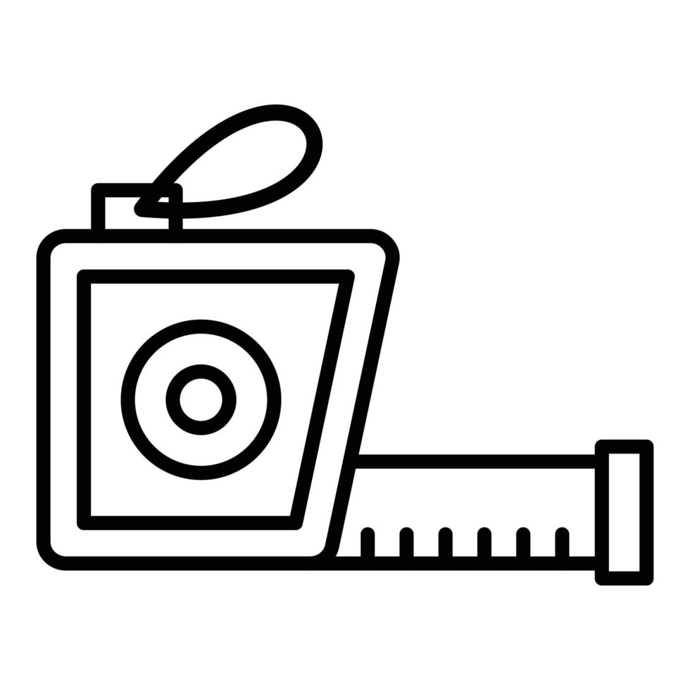 Measuring Tape Icon Style vector