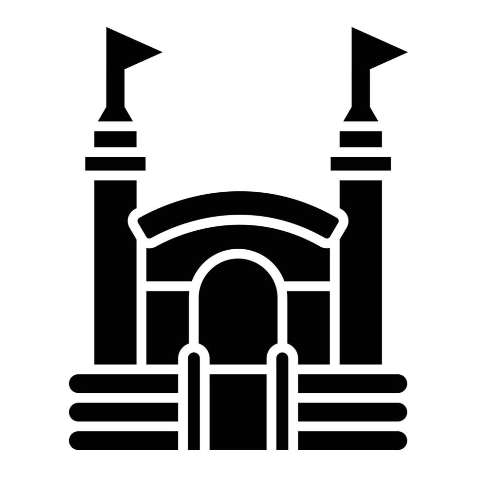 Bouncy Castle Icon Style vector