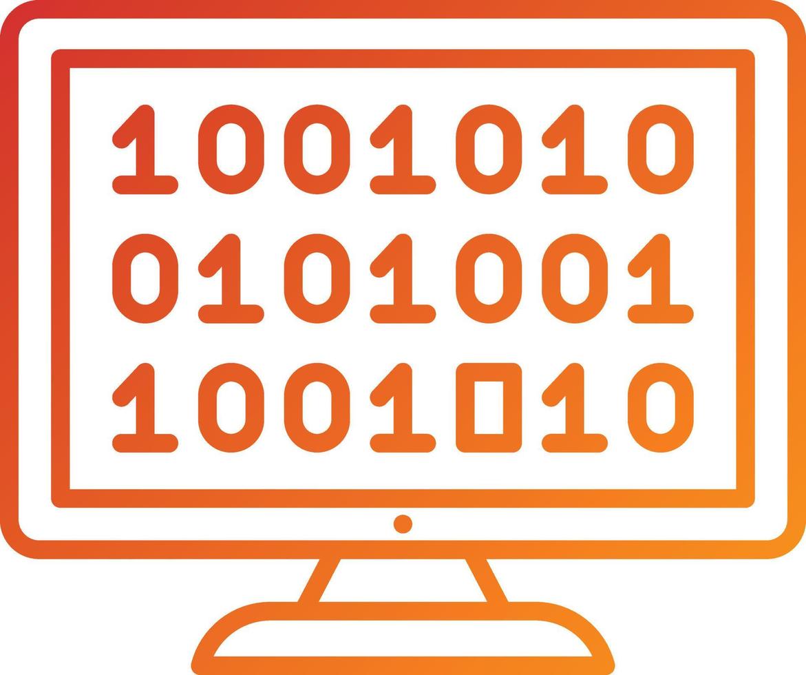 Hack Code Icon Style vector