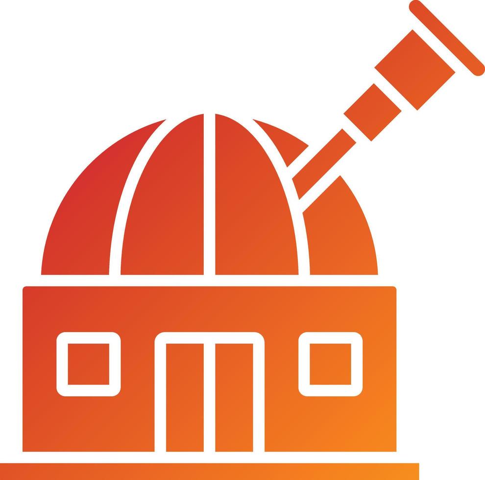 Observatory Icon Style vector