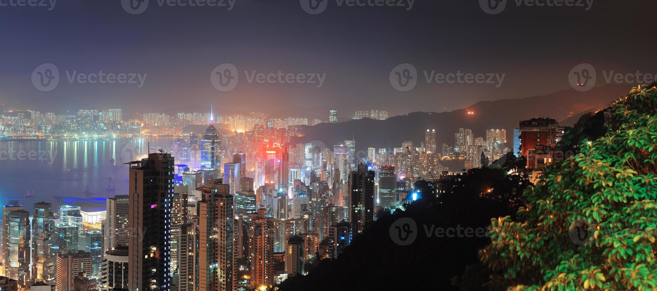 Hong Kong at night photo