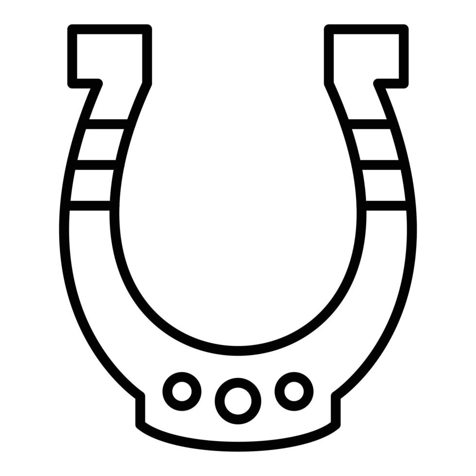 Horseshoe Icon Style vector