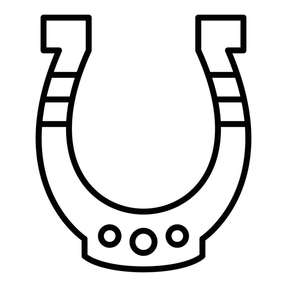 Horseshoe Icon Style vector