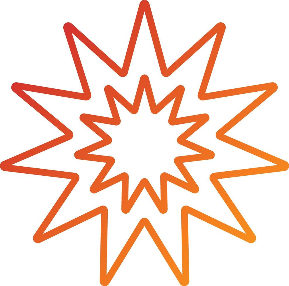 Explosion Icon Style vector