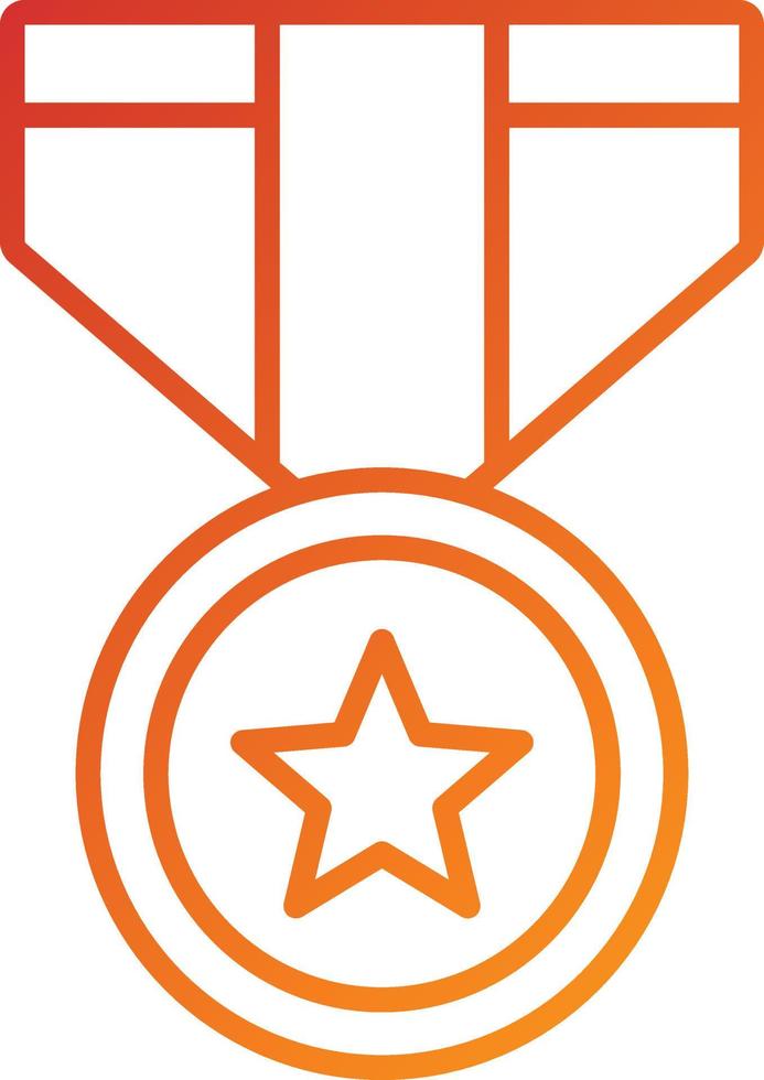Army Medal Icon Style vector