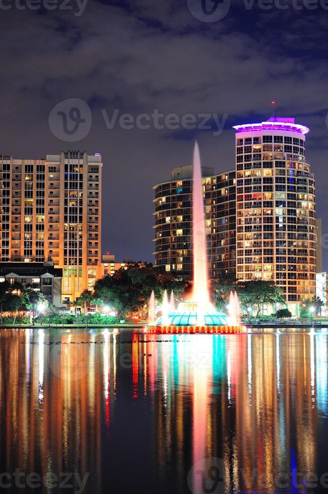 Orlando downtown dusk photo