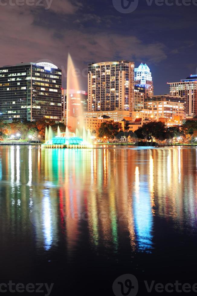 Orlando downtown dusk photo