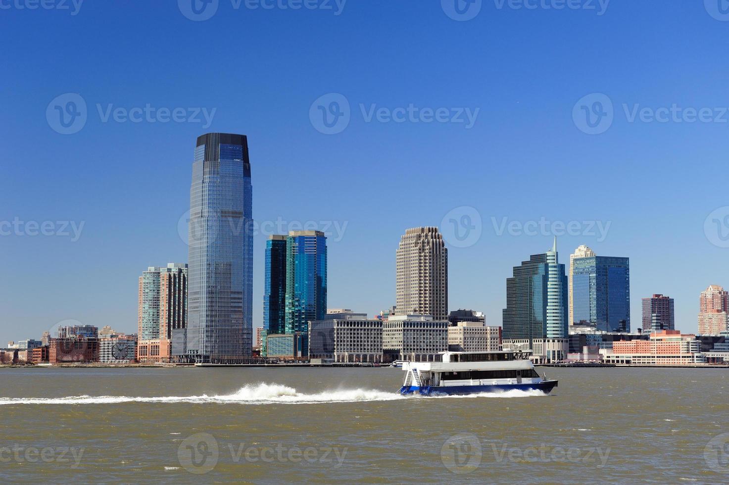 New Jersey skyline from New York City Manhattan downtown photo