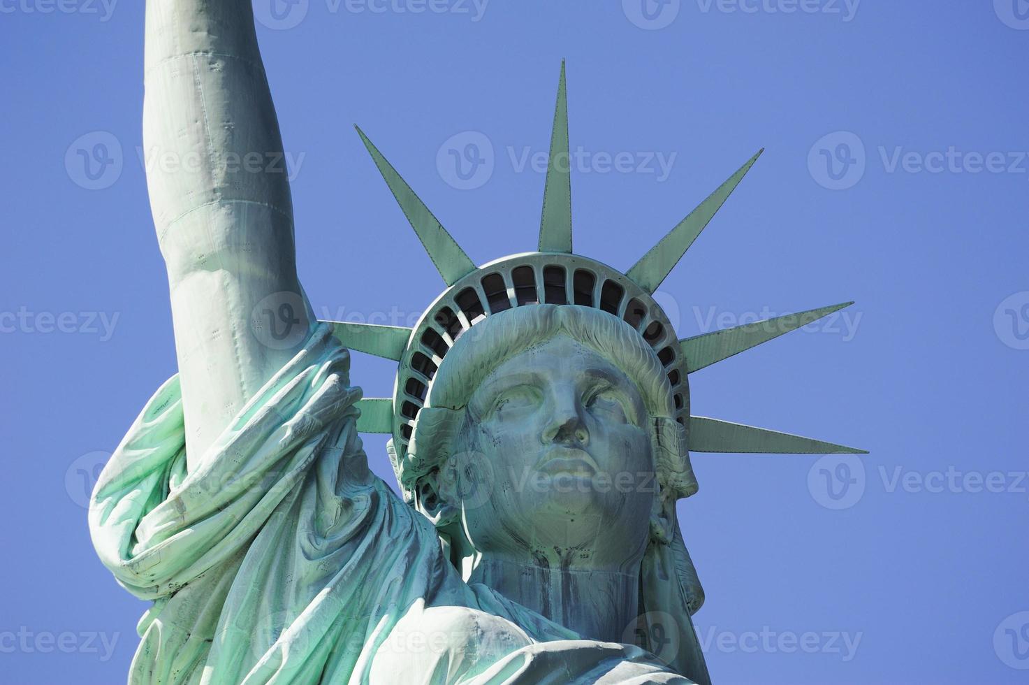 Statue of Liberty closeup  in New York City Manhattan photo