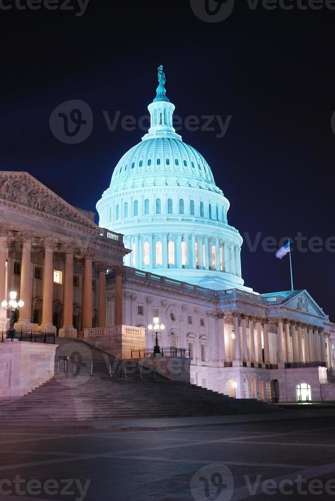 Capitol Hill Building closeup, Washington DC photo