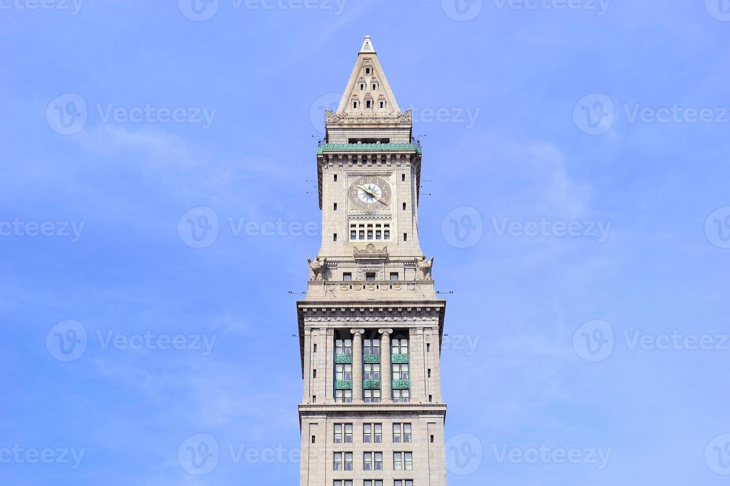 torre del reloj en boston foto