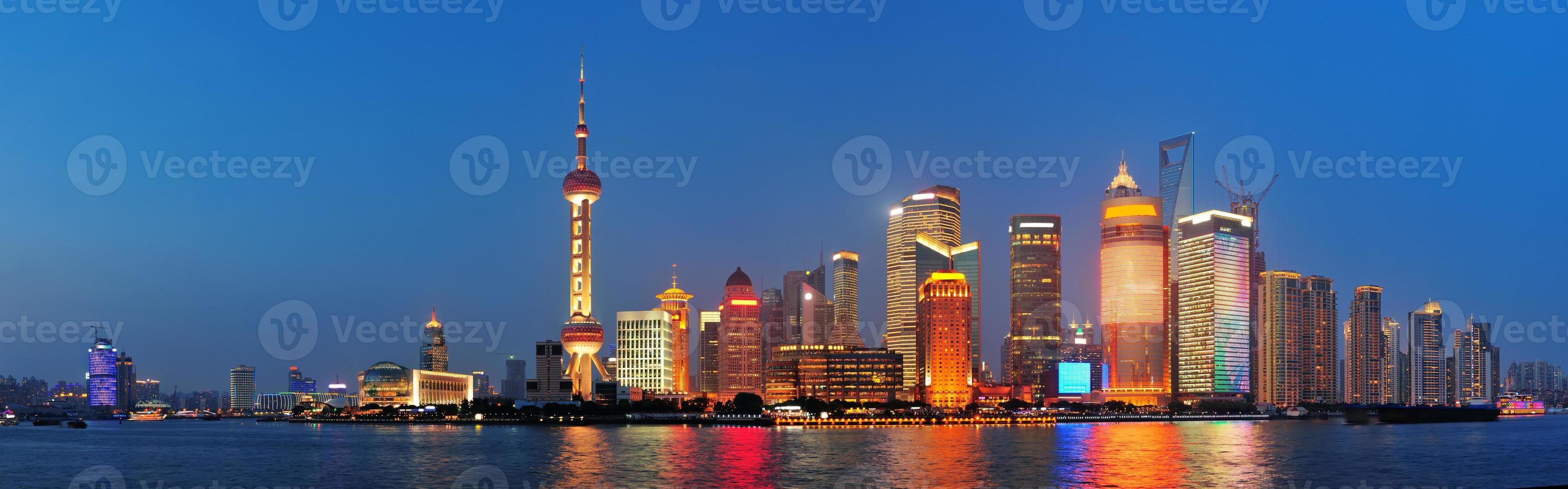 Shanghai at night photo