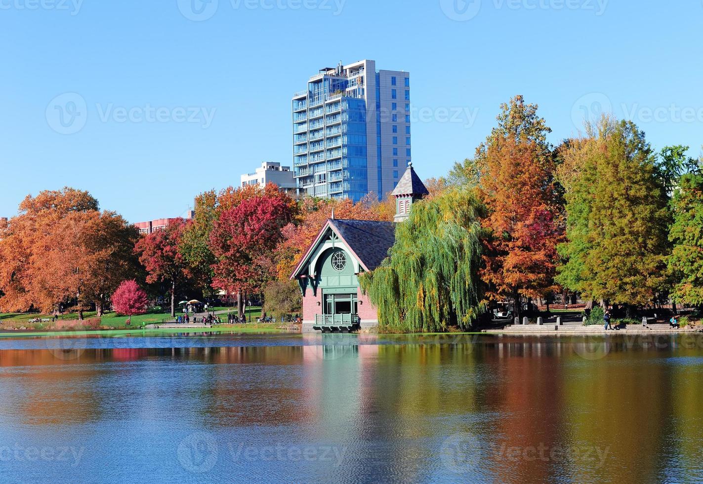 parque central de la ciudad de nueva york otoño foto