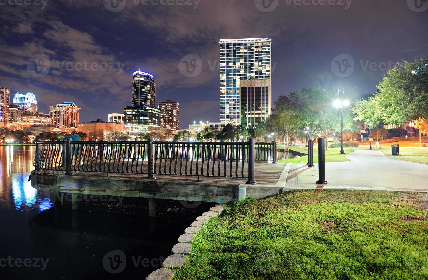 Orlando downtown dusk photo
