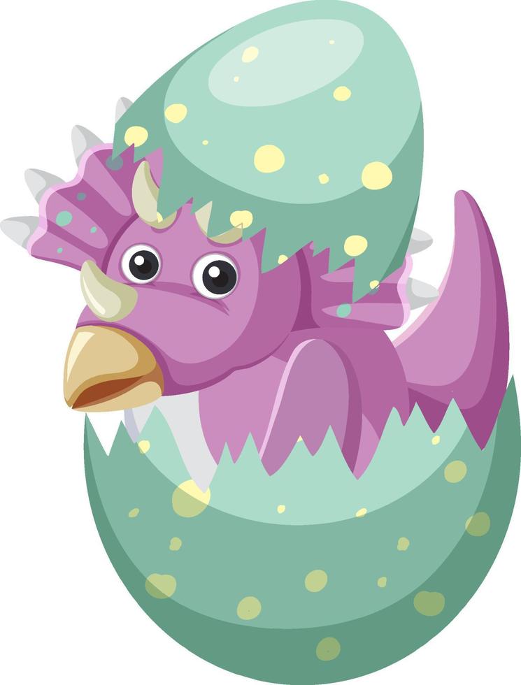 Cute Triceratop Dinosaur Cartoon vector