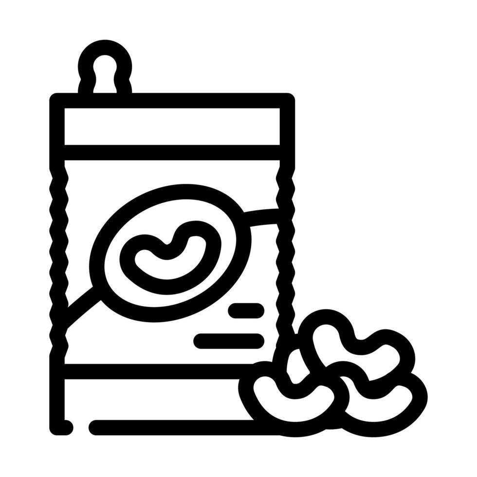 beans gluten free line icon vector illustration