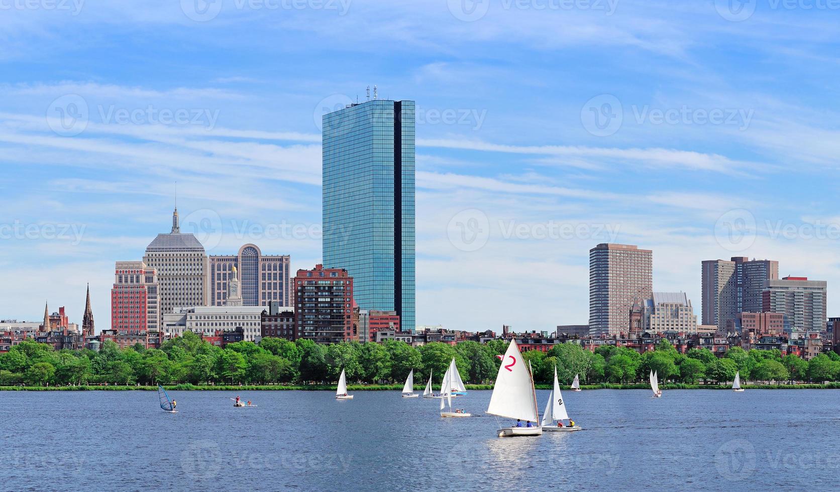 Boston Charles River panorama photo