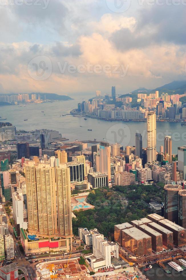 Hong Kong aerial view photo