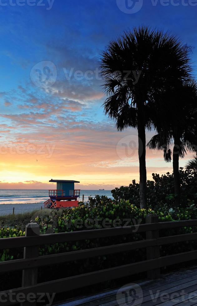 Miami South Beach sunrise photo