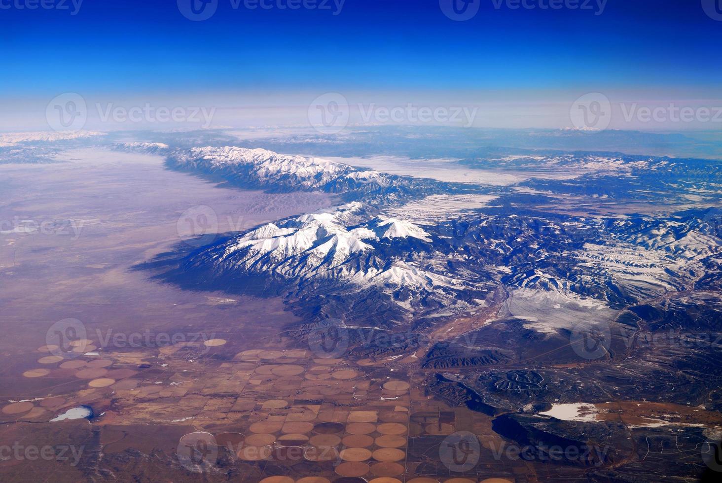Snow Mountain Aerial View photo