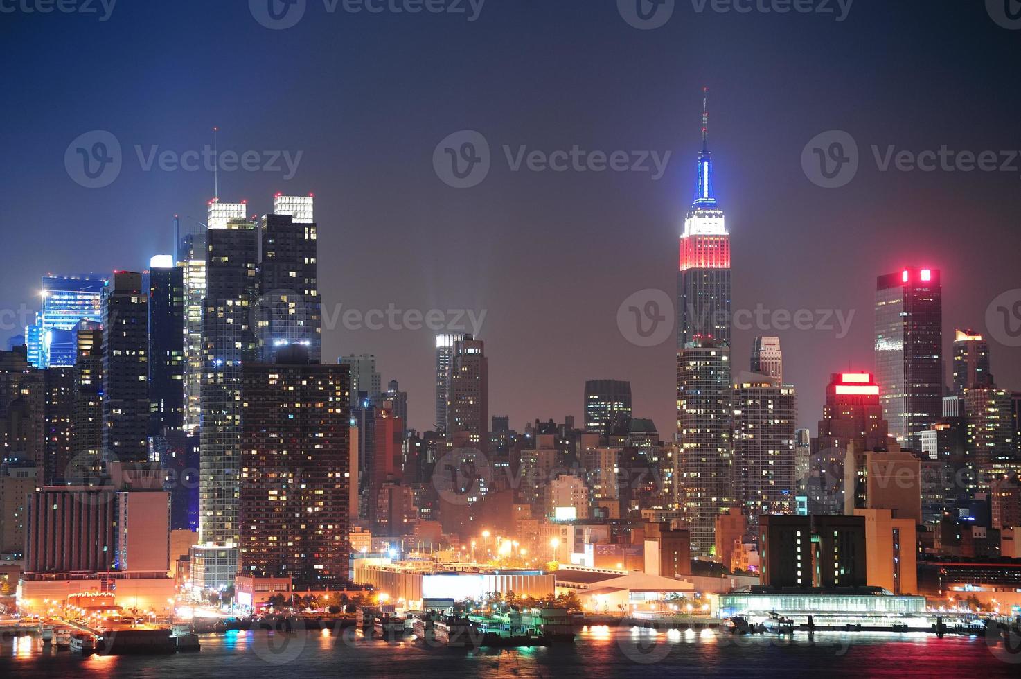 nueva york manhattan midtown skyline foto