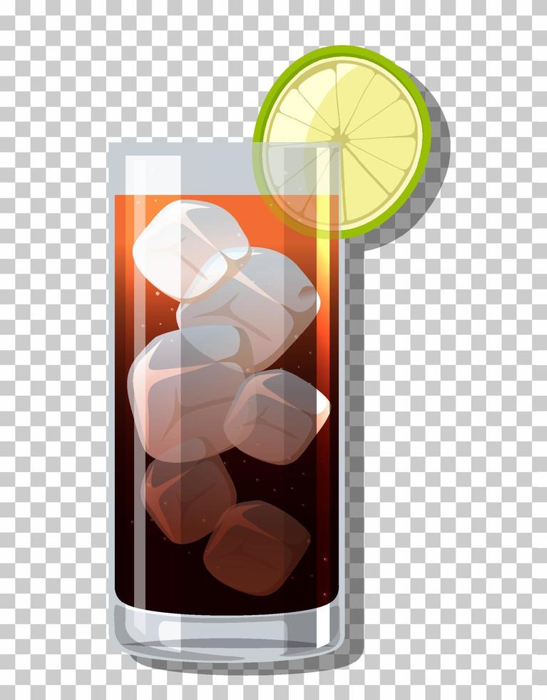 Cóctel Bloody Mary en vaso vector