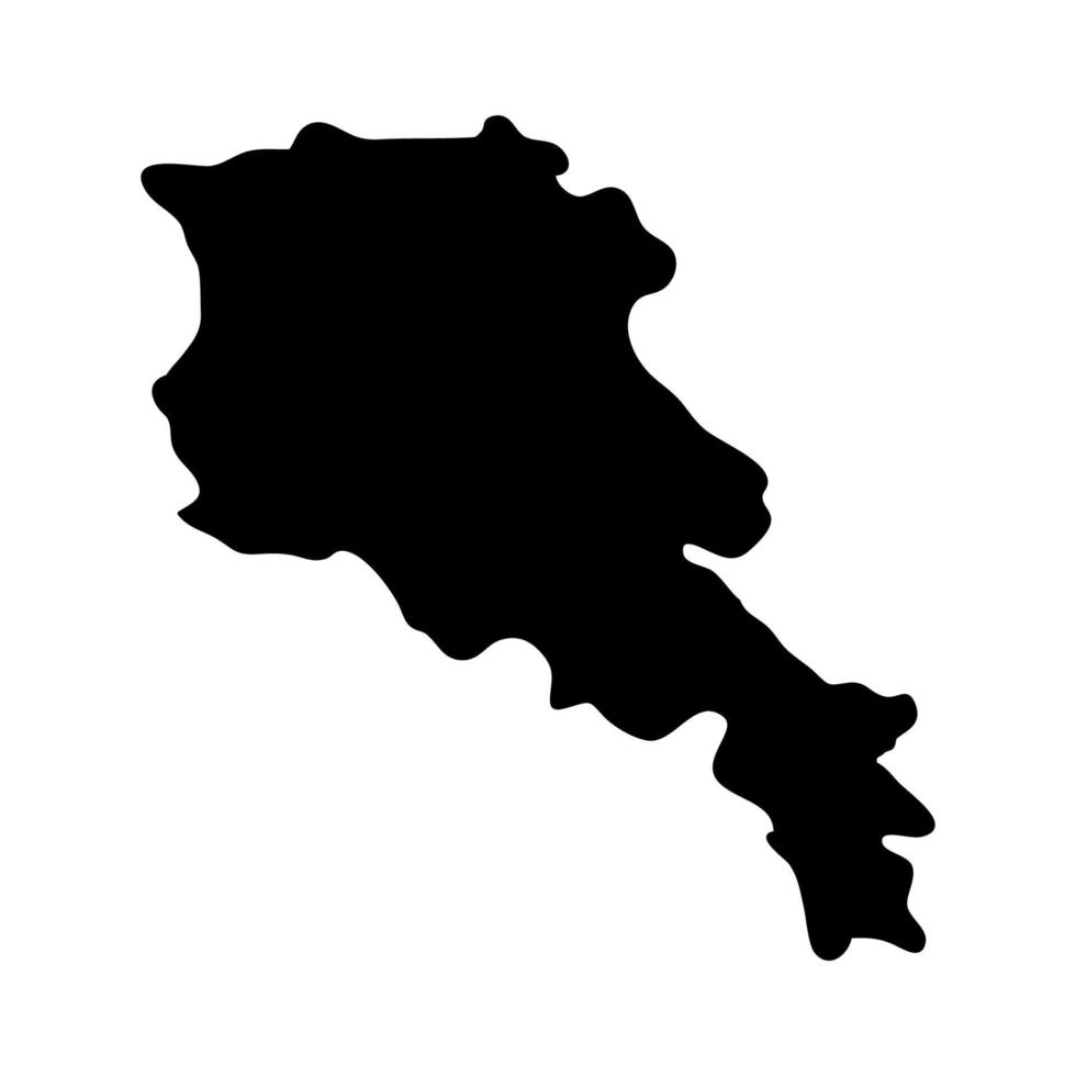 Armenia map illustrated on a white background vector