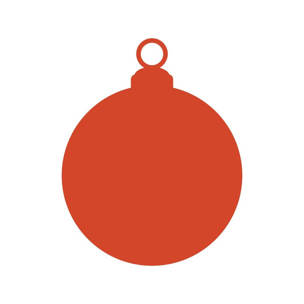 Christmas ball illustrated on a white background vector