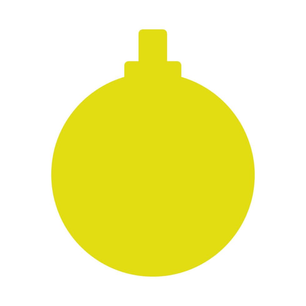 Christmas ball illustrated on a white background vector