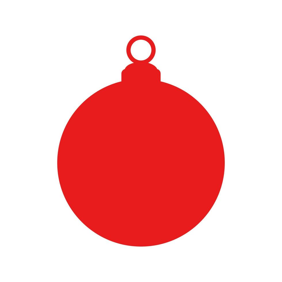 Christmas ball illustrated on a white background vector