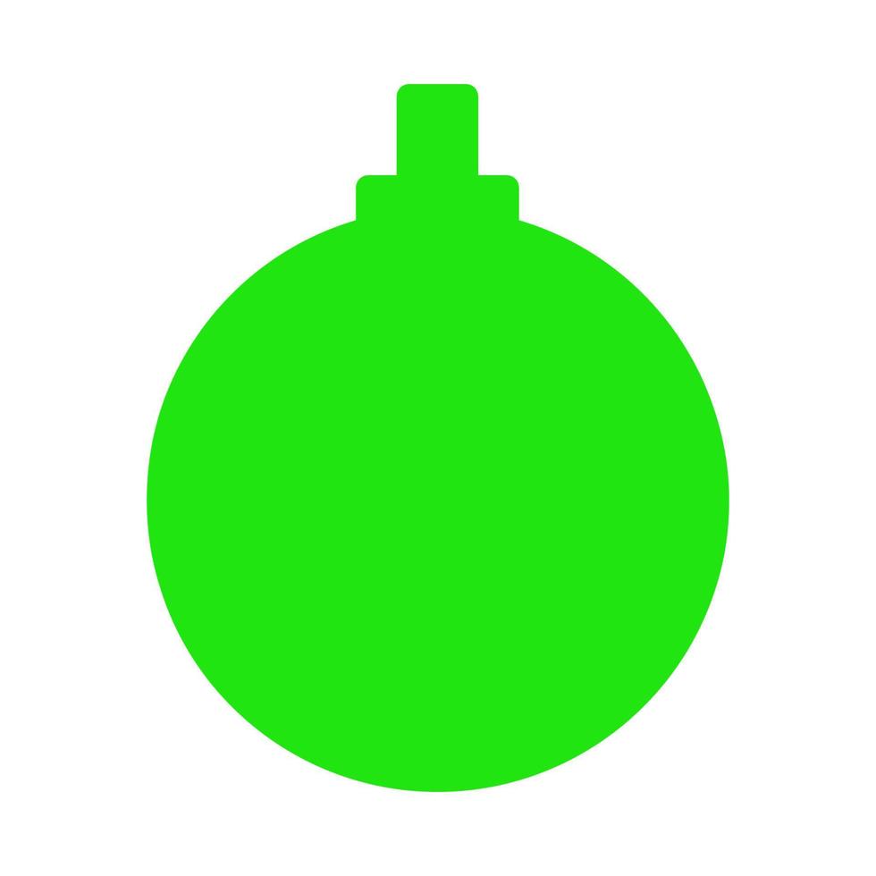 Christmas ball illustrated on a white background vector