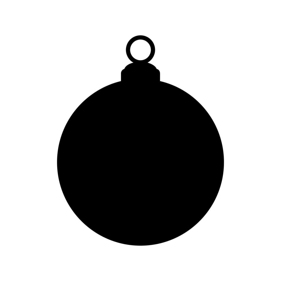 Christmas ball illustrated on a white background vector